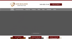 Desktop Screenshot of lionbuilder.com